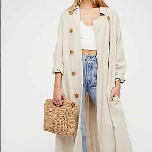 Free People Sweet Melody Trench Coat